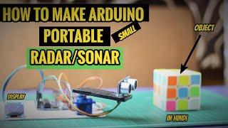 How to Make Arduino Portable Radar || [HINDI]