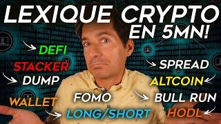 Lexique expliquée en 5 minutes! Comprendre tout le LEXIQUE de la crypto monnaie FACILE et CLAIR