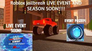 ROBLOX JAILBREAK LIVE EVENT AND SEASON SOON!! #roblox #jailbreak #live #livestream #robux