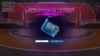 I got the New “Encryption” Blackmarket decal blueprint in Rocket League!!!