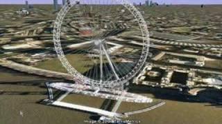 4D London Eye in Google Earth