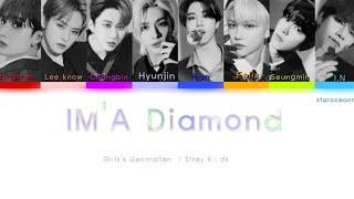 How would Stray Kids sing Girls' Generation IM' A Diamond [ Color Coded Lyrics  ]