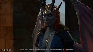 Mizora is mad after Will breaks the pact and Duke Ulder Ravengard is saved BG3 Cutscene