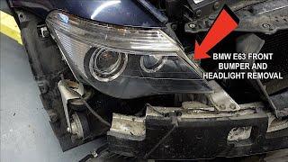 BMW E63 / E64 Front Bumper Removal & Xenon Headlight Removal