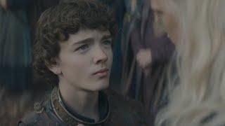 Oscar Tully Makes Daemond Execute Willem Blackwood House of Dragon S2 Episode 7