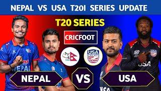 Nepal vs Usa T20i Series Update | Cricfoot Nepal