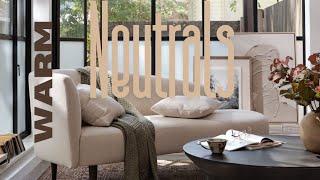 Tips on how to use Warm neutrals | for a Timeless style home