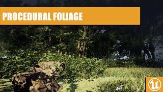 How to create Procedural Foliage - Unreal Engine 5