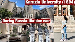 View of V N Karazin Kharkiv National Medical University after Russia-Ukraine war / #shivangiranjana