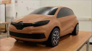 1:4 SCALE RENAULT CAPTUR CLAY MODEL TIME-LAPES