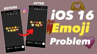 iOS 16 Emoji not Working Problem Fix | iPhone Emoji Missing Problem | iOS Emoji on Android 