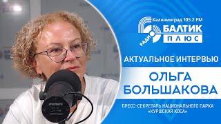 Актуальное интервью: Ольга Большакова - пресс-секретарь национального парка «Куршская коса»