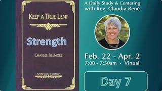 Mind Fast - Soul Feast | Lent Day 7 | Strength | Rev Claudia René