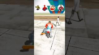 super hero bike jumping test  jndian bike driving 3d #trending #gta #indianbikedriving3d #superman