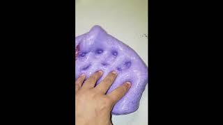 Smacking and chopping slime asmr