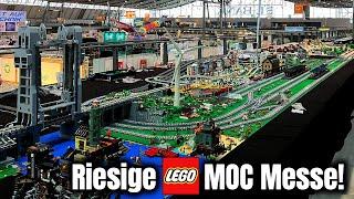 Viele MOCs & riesiges Eisenbahnlayout: LEGO Messe Stuttgart Rundgang!