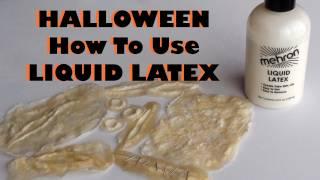 Halloween - Liquid Latex - How to use it & make your own prosthetics