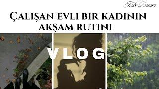 Vlog | Çalışan evli kadının akşam rutini | Noodle | Ev yapımı organik çikolata