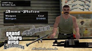 Обзор модов GTA SA #774 – Больше оружия в Ammu-Nation