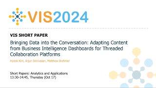 Bringing Data into the Conversation: Adapting Content from Business Intelligence Dashboards for Thr