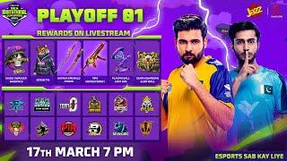 PLAYOFF DAY 1 - Game Now FFSIQ | Free Fire Esports Pakistan