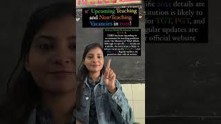 Upcoming Teaching Exams in 2025 DSSSB, KVS, NVS, and EMRS #ctet2024 #dsssb #emrs #kvs #tgt #pgt #prt