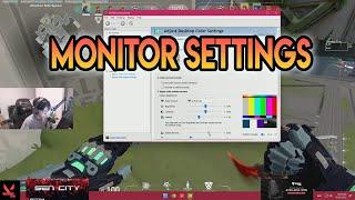 SEN TenZ Monitor Settings