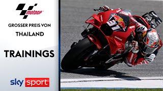 Topzeit trotz Sturz! | Alle Trainings - Highlights |  Thailand GP | MotoGP 2024