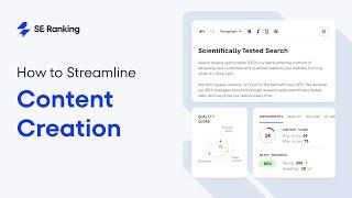 How to Streamline Content Creation with SE Ranking’s Content Editor