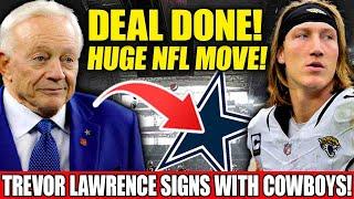 BREAKING: Trevor Lawrence Shocks NFL, Signs as New Dallas Cowboys Quarterback in Blockbuster Move!