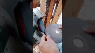 SAW ROUND BLADE SHRAPENING  #shortfeed #baltaramimagar