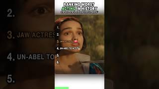Ranking Worst Acting In History #shorts