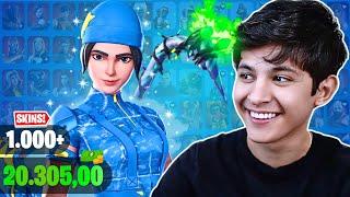 ESTOU NO TOP 10 CONTAS MAIS RARAS DO BRASIL NO FORTNITE!