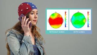 Aires Tech EEG Brain Scan Demonstration | EMF effects on the brain