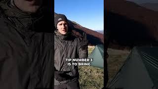 3 Tips for Staying Warm in a Tent #shorts #hiking #outdoors