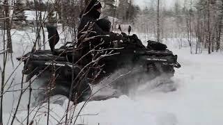 Can am Outlander deep snow