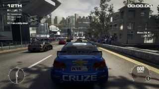 GRID 2 PC Multiplayer Gameplay: Tier 2 Chevrolet Cruze Touring Car in Hong Kong, Peak Road Descent