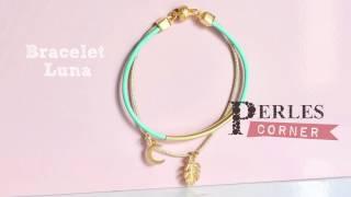 Leather bracelet Luna