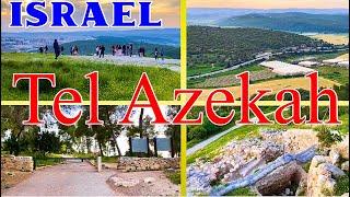 Tel Azekah, Israel. A strongly fortified urban city more than 3500 years ago…