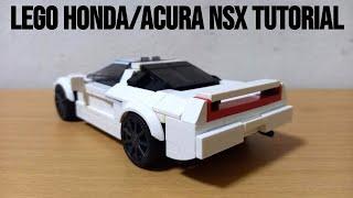 LEGO Honda/Acura NSX with Pop-up Headlights! Build Tutorial