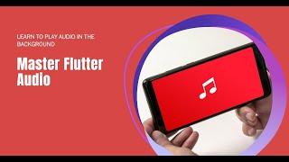 How to play audio in background like Music app in flutter without third party library