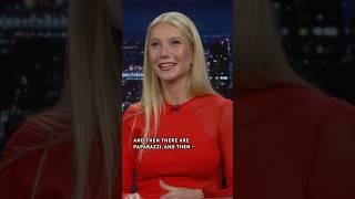 #GwynethPaltrow explains the viral photos of her kissing #TimotheeChalamet  #FallonTonight