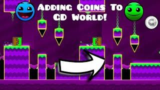 Adding Secret Coins to Geometry Dash World