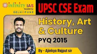 History PYQ'S Series 2015 By - Ajinkya Rajput Sir | UPSC CSE | Prelims History PYQ's |