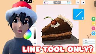 DRAWING USING ONLY LINE TOOL | ROBLOX | SPEED DRAW | Lexi Draw