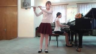 Должиков - романс "Ностальгия" (Ksu plays flute 24.04.2014)