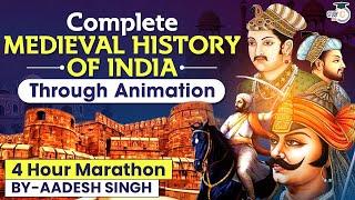 Complete Medieval India History in 4 Hours Through Animation | UPSC IAS