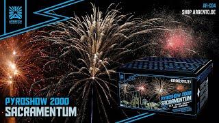 AR-C04 Pyroshow 2000 Sacramentum - Argento Feuerwerk