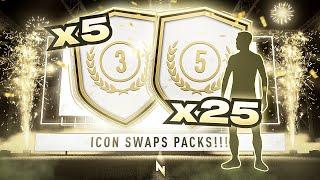 INSANE 25x 83+ PACKS & 5x 85+ ICONS SWAP PACKS!!! FIFA 21 Ultimate Team