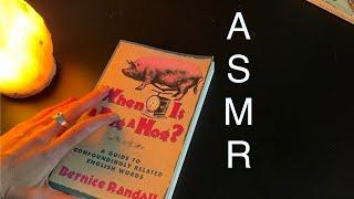 Flipping Through a Book of Confoundingly Related Words ~ Soft Spoken ASMR